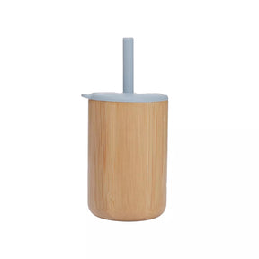 Bamboo straw cup