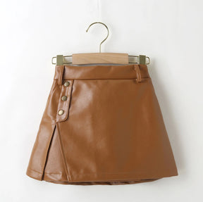 Emery Faux Leather Skirt